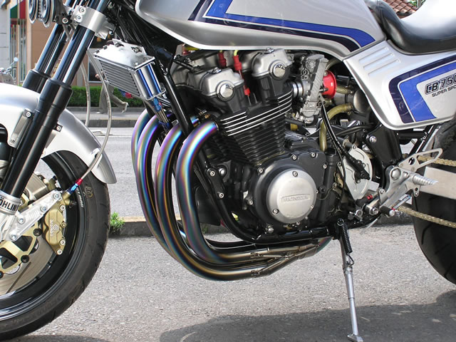 CB750/900/1100F用 チタン手曲マフラー | オートマジック